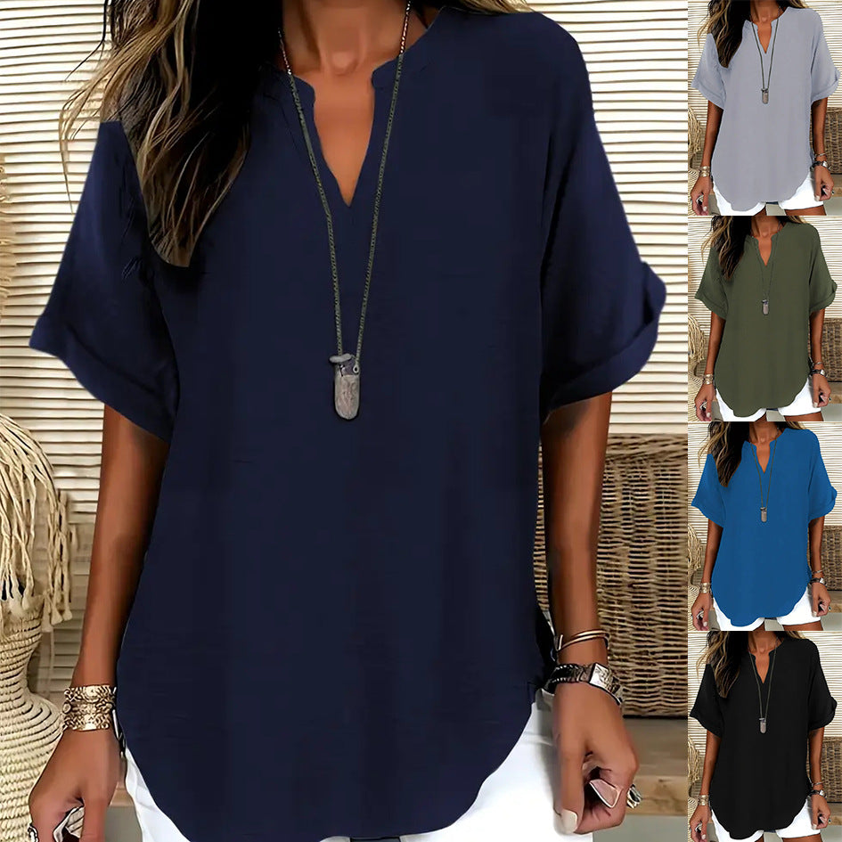 Chemise Ample Style Décontracté
