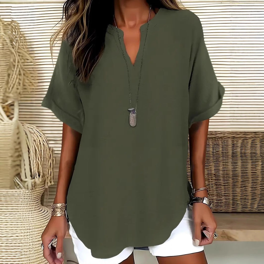 Chemise Ample Style Décontracté