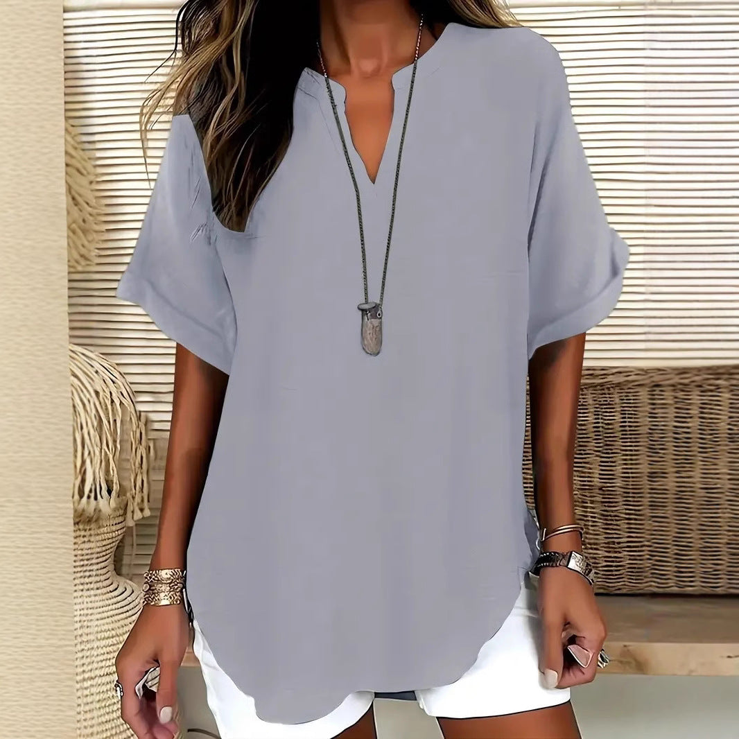 Chemise Ample Style Décontracté