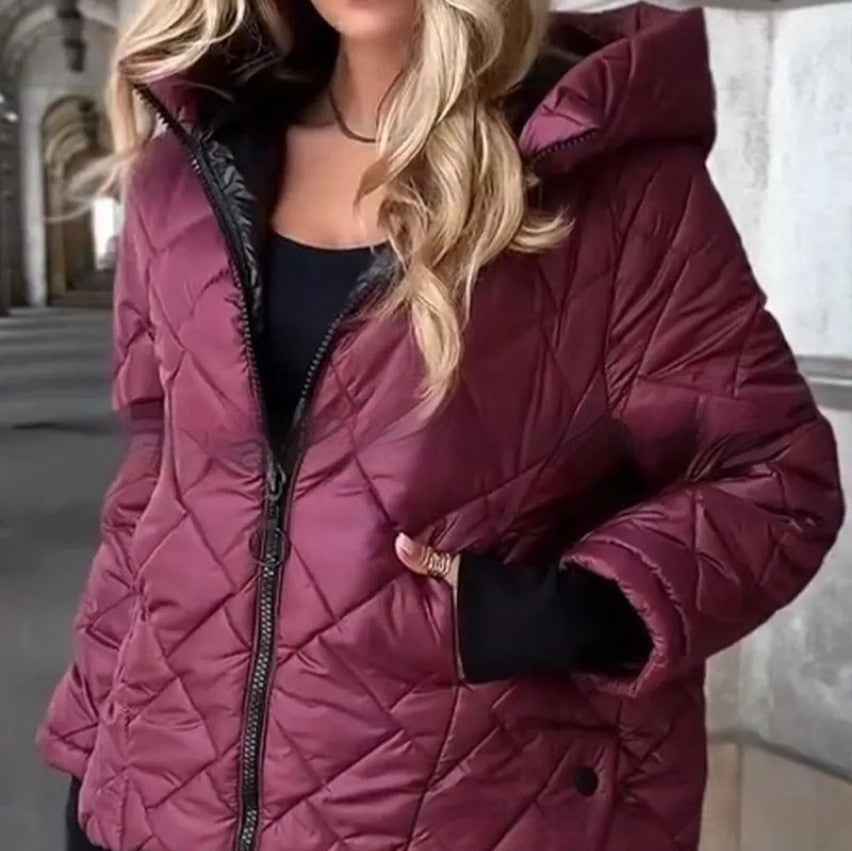 Veste Mina Courte à Capuche